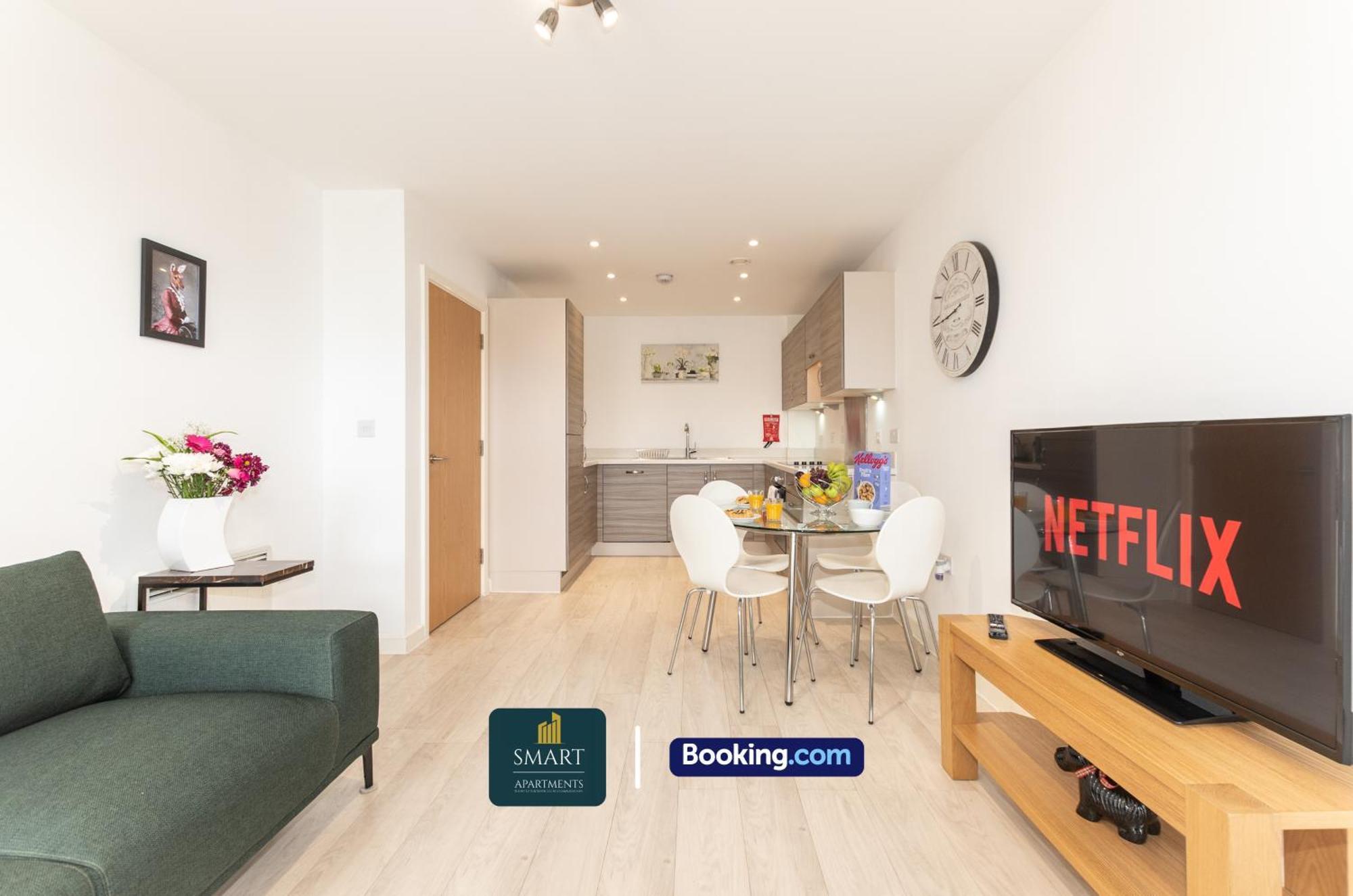 Spacious City Center Apartment By Smart Apartments Short Lets & Serviced Accommodation Apartment Southampton With Free Wifi Eksteriør billede