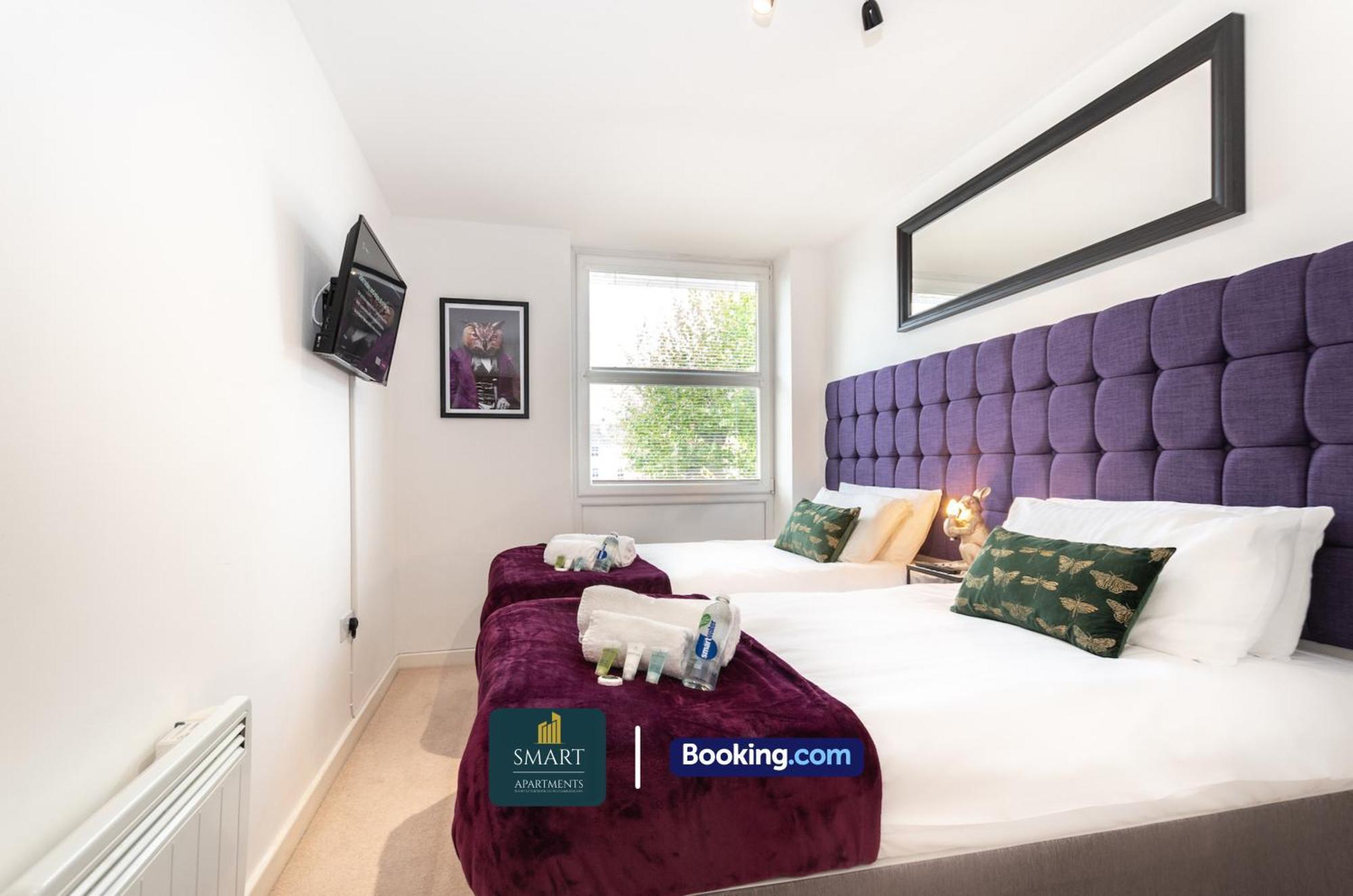 Spacious City Center Apartment By Smart Apartments Short Lets & Serviced Accommodation Apartment Southampton With Free Wifi Eksteriør billede