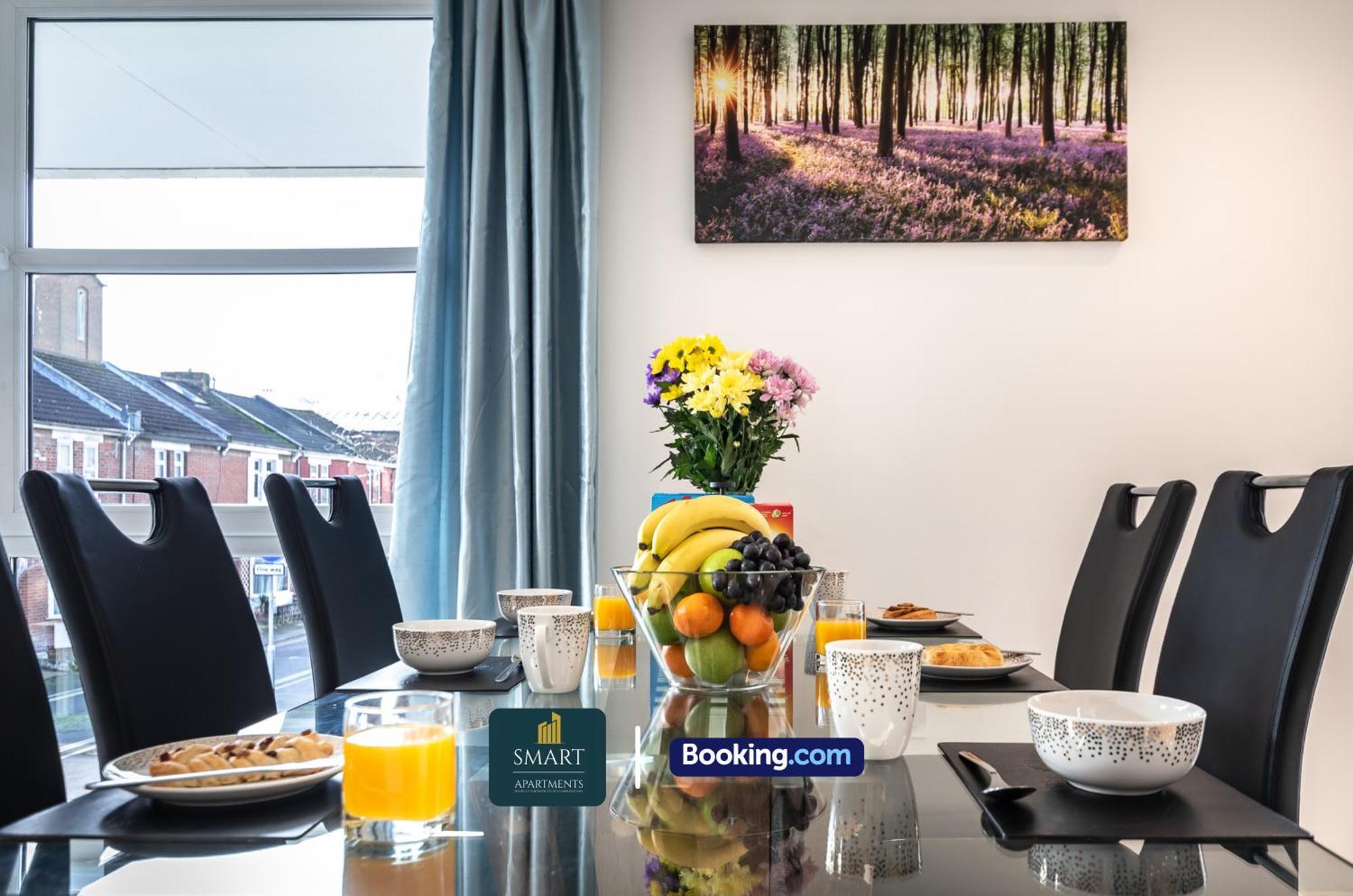 Spacious City Center Apartment By Smart Apartments Short Lets & Serviced Accommodation Apartment Southampton With Free Wifi Eksteriør billede