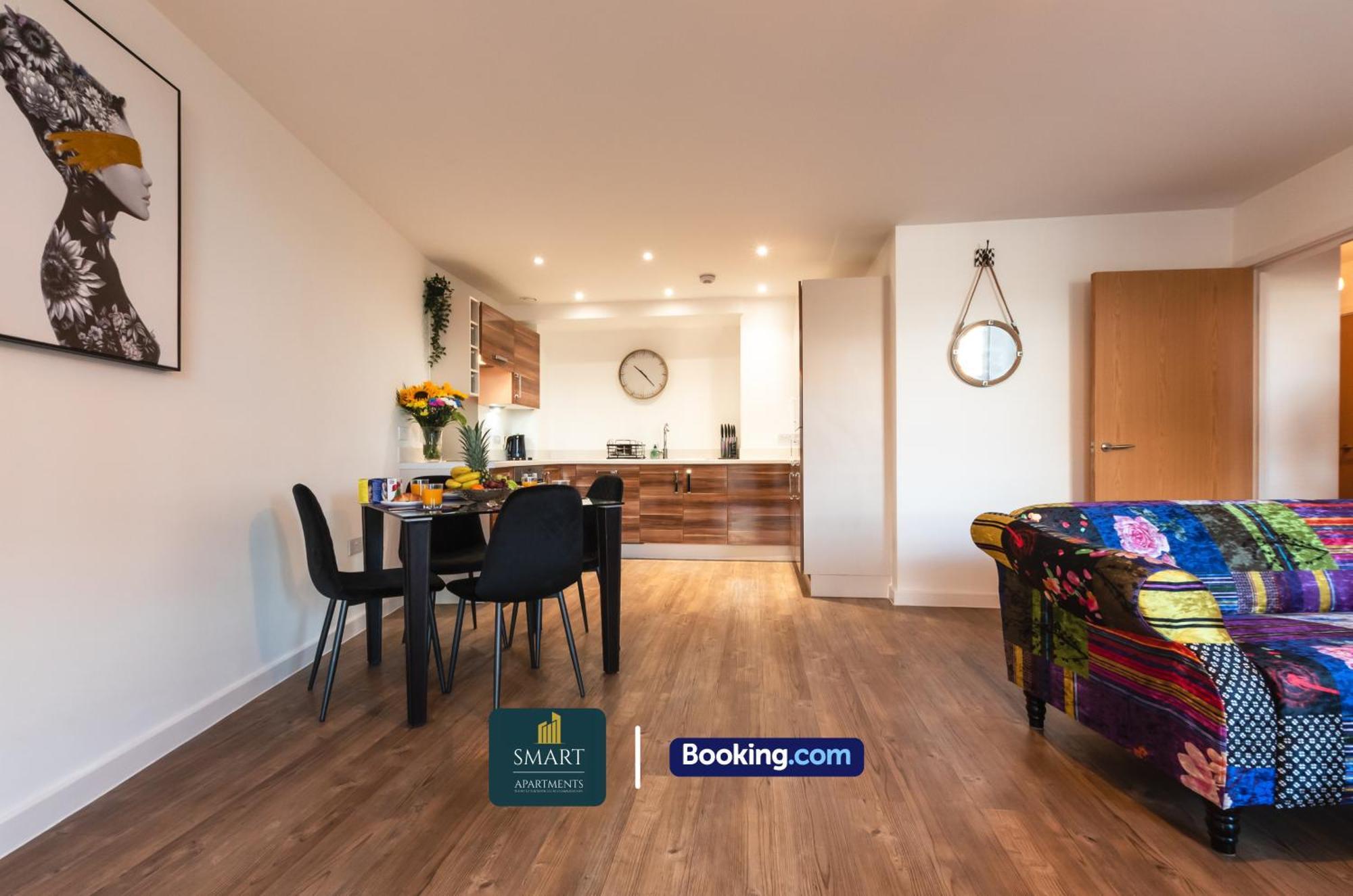 Spacious City Center Apartment By Smart Apartments Short Lets & Serviced Accommodation Apartment Southampton With Free Wifi Eksteriør billede