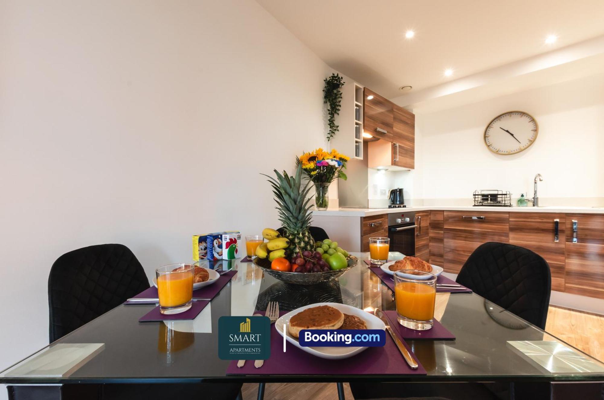 Spacious City Center Apartment By Smart Apartments Short Lets & Serviced Accommodation Apartment Southampton With Free Wifi Eksteriør billede