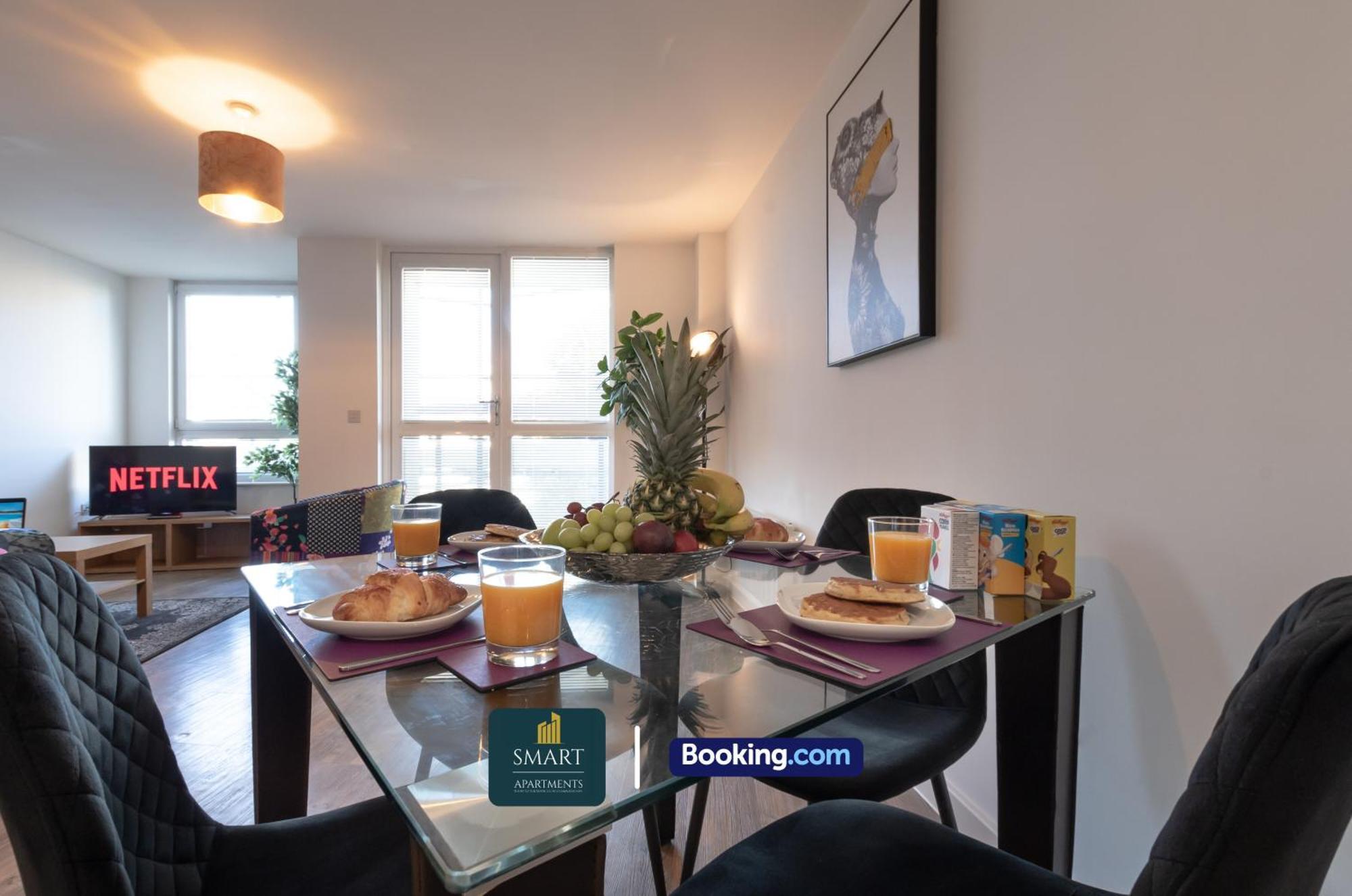 Spacious City Center Apartment By Smart Apartments Short Lets & Serviced Accommodation Apartment Southampton With Free Wifi Eksteriør billede